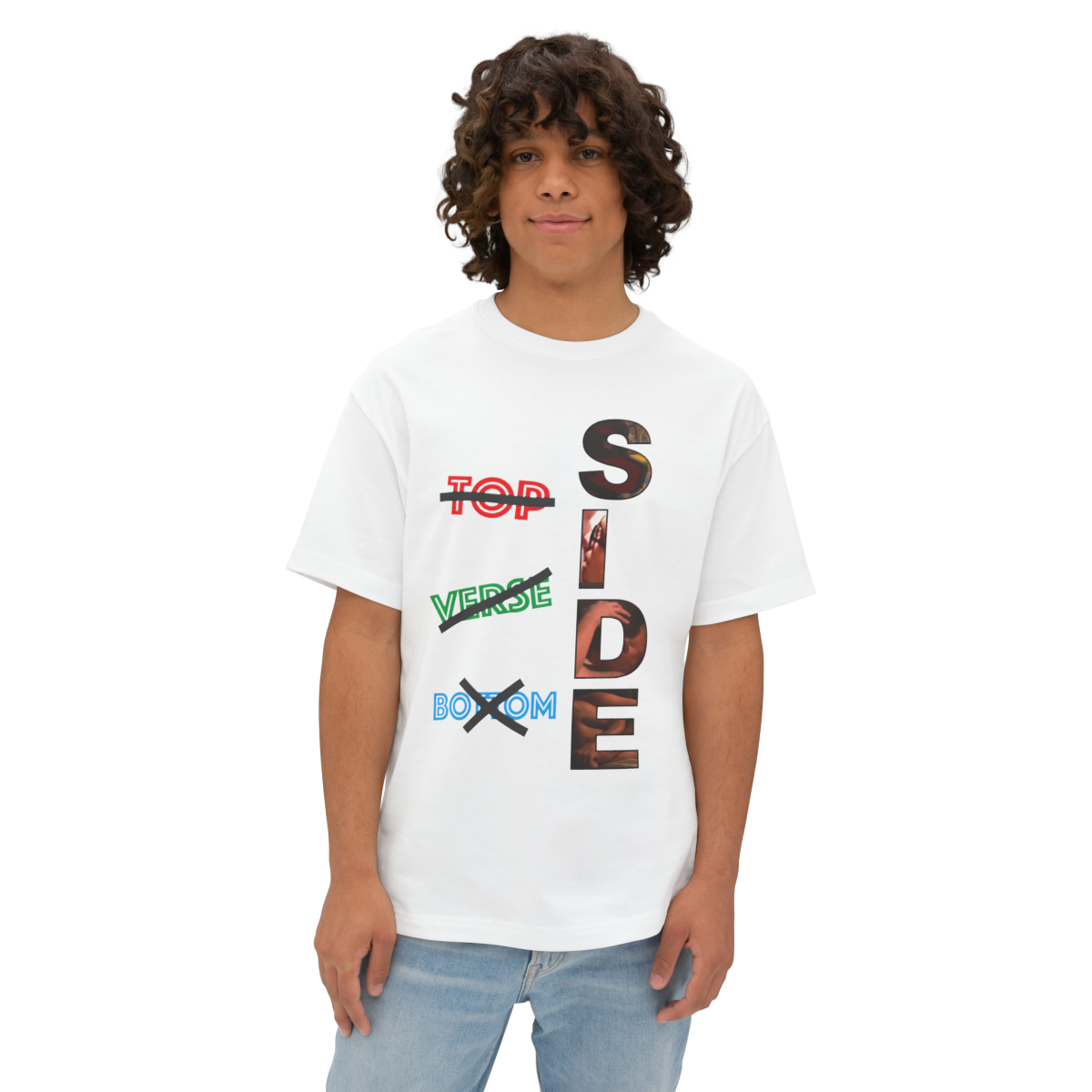 Side Oversized Boxy Tee