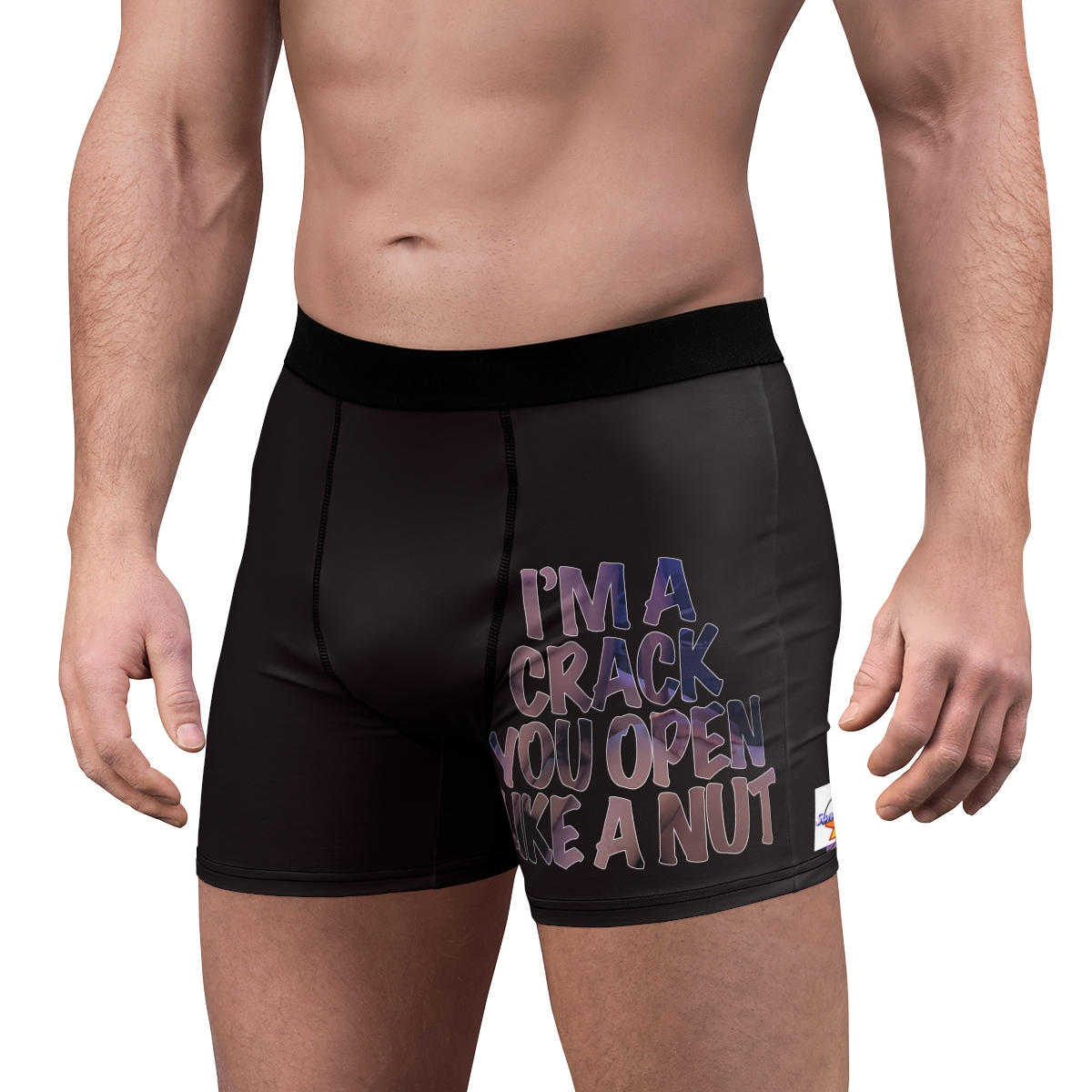 Like a Nut Men's Boxer Briefs (AOP)