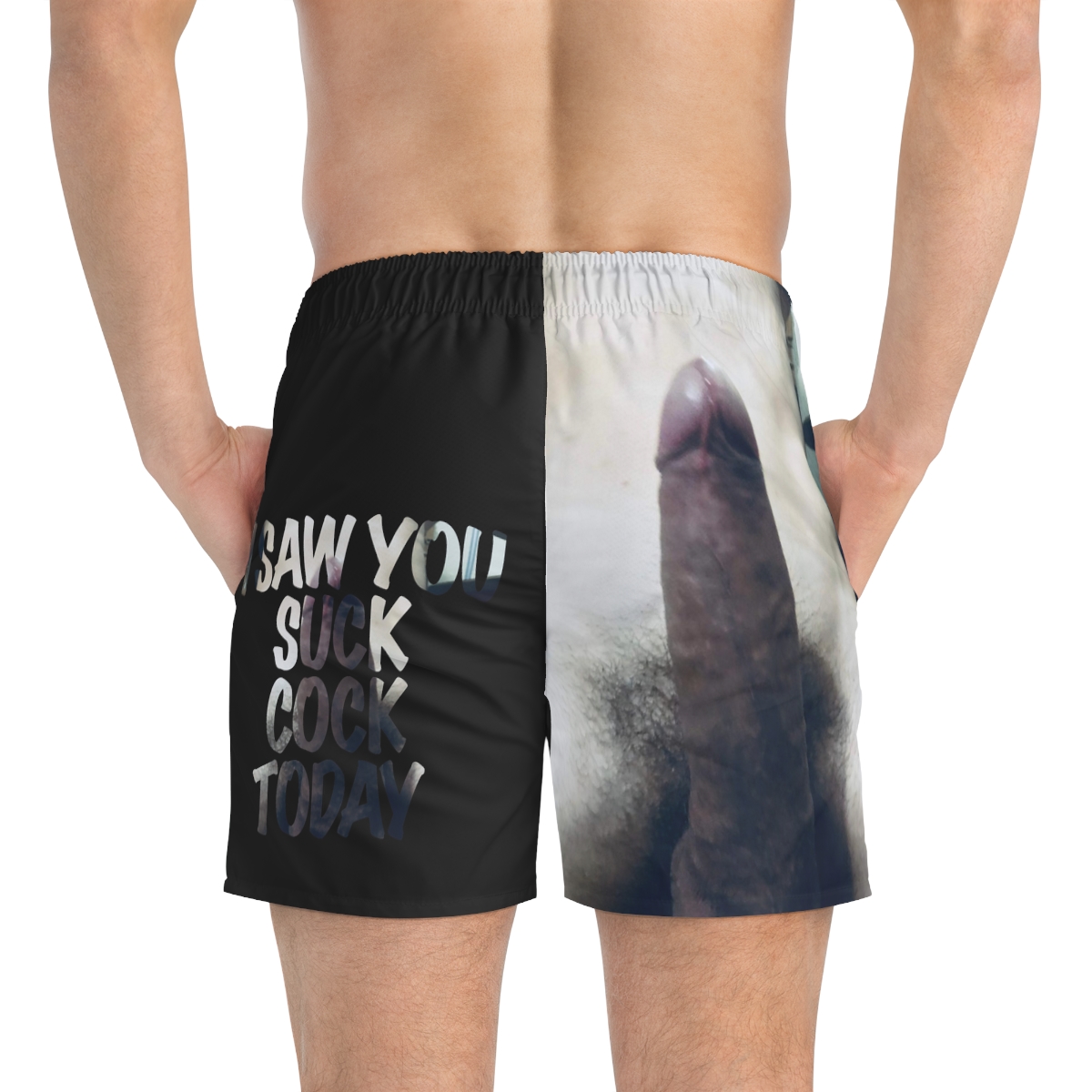 Suck Cock Swim Trunks (AOP)