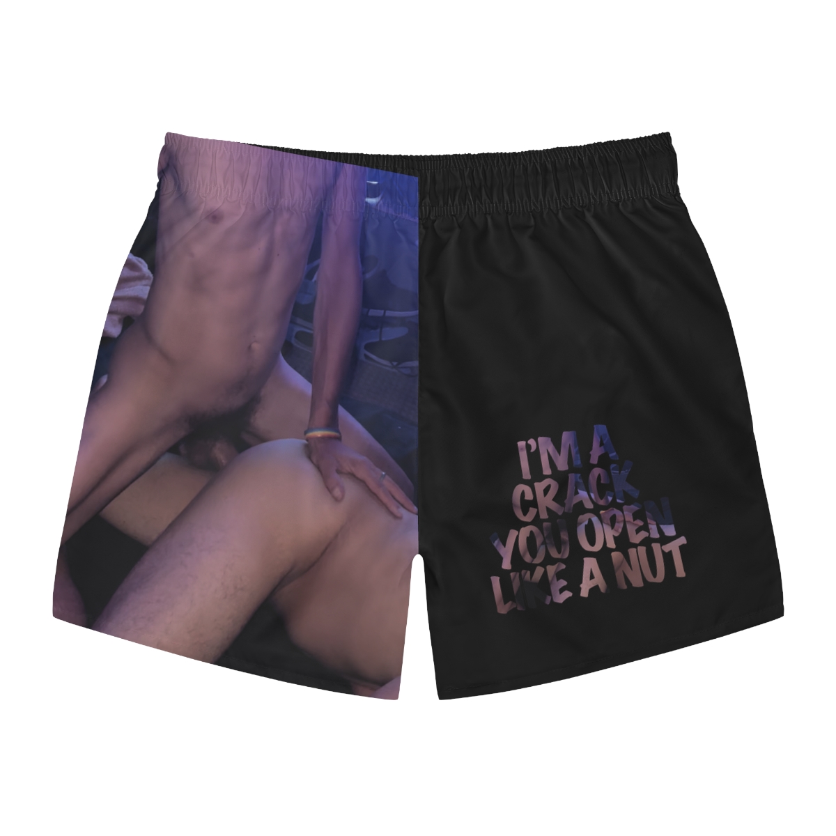 Like a Nut Swim Trunks (AOP)